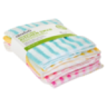 Microfibre Plain Stripe Kitchen Swab 5-PACK