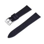 Vintage Crazy Horse Leather Strap - Black Steel Hardware - 21MM