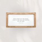 Kind Words Farmhouse Frame