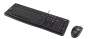 Logitech MK120 Wired Keyboard And Mouse USB Black Bundle