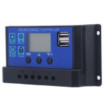 Solar Charge Controller 20A 12V 24V Lcd USB Port For Solar Panel