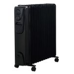 Alva 13 Fins 2500W Oil Filled Black Heater