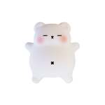 Snoring Bear Baby Night Light White