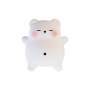 Snoring Bear Baby Night Light White