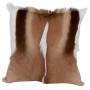 African Springbuck Hide Throw Pillow