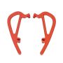 Avata 2 Aluminum Bumper Guard - Red Anti-collision