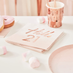 Hello 21" Paper Napkins