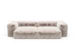 Two Module Sofa - Faux Fur - Beige - 272CM X 136CM
