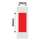 NB265 - - D11 D101 D110 H1S - 10X25MM - 240 Red Labels