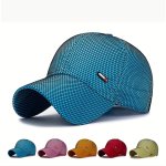 Jelly Color Mesh Baseball Cap Trendy Adjustable Sunshade Dad Hat Casual Couple Sun Hats For Women Men