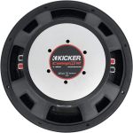 KICKER Compr 48CWR124 12-INCH 500WATT Rms Dual 4 Ohm Subwoofer