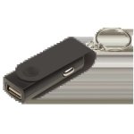 Swivel Phone Car Charger Keychain