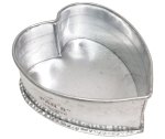 Galvanized Baking Pan Heart 5& Small