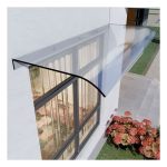 Invisible Door Window Awning Transparent Polycarbonate Cover Uv Rain Snow Sunlight Protection Front Door Canopy Awning Entry Awn