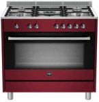 Rustica Gas Hob & Electric Oven 90CM Burgundy