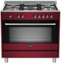 Rustica Gas Hob & Electric Oven 90CM Burgundy