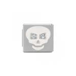 Ikons White Skull Link