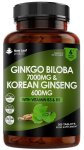 Gingko Biloba & Korean Ginseng 360 Tablets