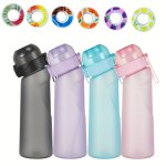 650ML Leakproof Sports Water Bottle With Random Fruit Scent Pod - Portable Shatterproof & Sustainable For Outdoor Activities Run