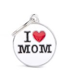 Myfamily Charms I Love Mom Small Pet Id Tag Waggs Online Pet Shop