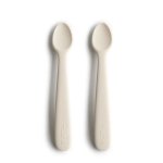Mushie Silicone Spoons Ivory