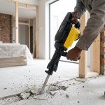 1500W Heavy-duty Demolition Jack Hammer & Concrete Breaker