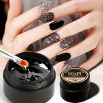 8G 4-IN-1 Multifunction Nail Enhancement Glue - No-wash Strong Adhesion For Nail Art Drill Sticking & Extension Diy Ripple Effec