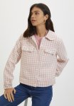 Eyelet Detailed Jacket - Pink