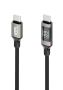 60W Usb-c To Usb-c Fast Charging Cable With Lcd Display - 1M CA30