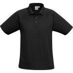 Kids Sprint Golf Shirt Black