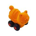 Rubber Cat On Wheels