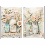 Bloom Tear Resistant Deco Print Mason Jar