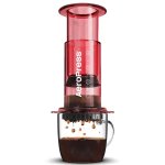 Clear Coffee Maker - Red