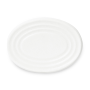 @home Soap Dish Ridged Variegated Resin White 13CM