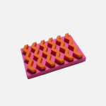 Ziggy Soap Dish - Bright Pink & Orange