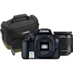 Canon 4000D 18MP Dslr Starter Bundle – BLACKEF-S18-55 F 3.5-5.6 III Canon SB130 Bag 16GB Sd Card Wi-fi