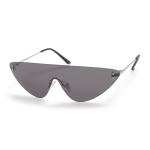 Silver Shield Smoke Sunglasses