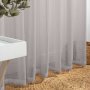 Amalfi Taped Unlined Curtain - Silver - 270 X 218CM