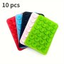 10PCS Adhesive Silicone Phone Holder - Durable Reusable Suction Pad For Secure Hands-free Use On All Surfaces