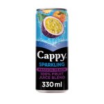 Cappy Sparkling Passion Peach 100% Fruit Juice Blend 330ML