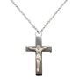 Crucifix Pendant On Chain - Stainless Steel- XN66