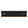 Crucial Pro 16GB 6000MHZ DDR5 Desktop Memory - Black / Limited Lifetime