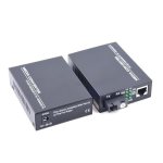 Gigabit Fiber Optical Media Converter Htb - Gs - 03: 10 100 1000MBPS Single Mode 3KM Transmission Upc apc Sc - Port External Pow