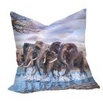 Elephants At The Watering Hole Luxury Scatter By Delene Lambert