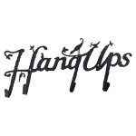 Metal Hangups Signage Black 50CM