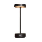 Standy MINI Rechargeable LED Aluminium Table Lamp Black Sand Sage Gold - Brushed Gold
