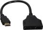 MicroWorld HDMI Y Splitter Adapter