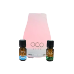OCO Life White Ultrasonic Diffuser 120ML Assorted - 2 Oil Blends