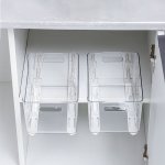 2PCS 4PCS Plastic Drawer Slides Punch-free Side Mount Silent Track Hardware Accessories For Cabinet Storage Organizer