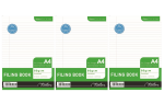A4 96PG Filing Book - Punched - Pack Of 3